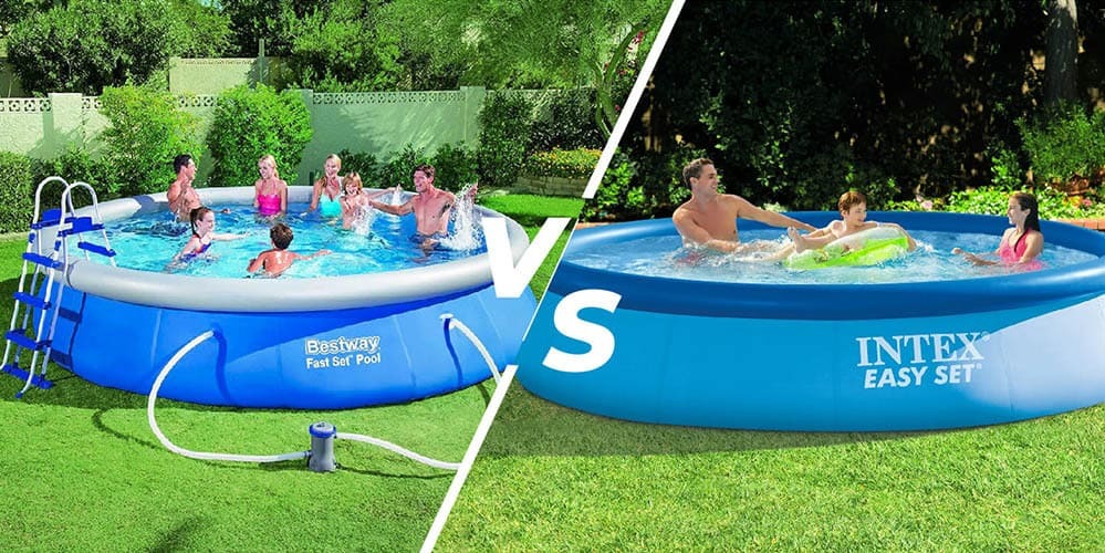 Надувные бассейны: Easy Set и Fast Set