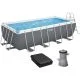 Каркасний басейн Bestway 56670 (488х244х122 см) з картриджним фільтром, драбиною та тентом