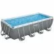 Каркасний басейн Bestway 56671 (488х244х122 см) з піщаним фільтром, драбиною та тентом
