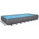 Каркасний басейн Bestway Grey 561KJ (956х488х132 см) з піщаним фільтром, тентом та драбиною