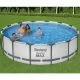 Каркасний басейн Bestway 56950 (427х107 см) з картриджним фільтром, тентом і драбиною