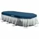 Каркасний басейн Intex 26796 OVAL (503х274х122 см) з картриджним фільтром, драбиною та тентом