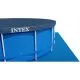 Каркасний басейн Intex 28242 (457х122 см) з картриджним фільтром, драбиною, підкладкою і тентом