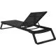 Шезлонг Aquajoy Tropic, чорний