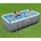 Каркасний басейн Bestway 56457 (412х201х122 см) з пісочним фільтром та драбиною
