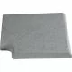 Кутовий копінговий камінь Aquazone Tuff 320x400x50-25 мм, сірий (пористий)