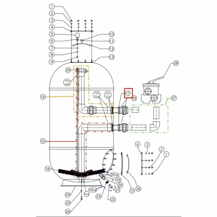 Ущільнювальне кільце для фільтрів CAPRI-HP 800, 950 (35012535)