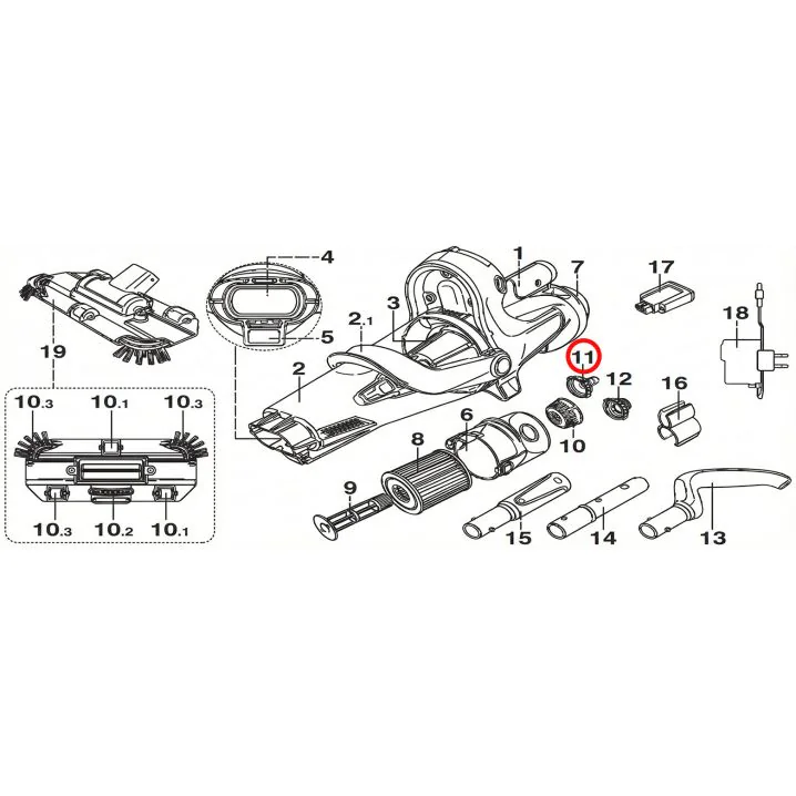 Соединитель садового шланга Kokido для пылесоса Voltera EV60