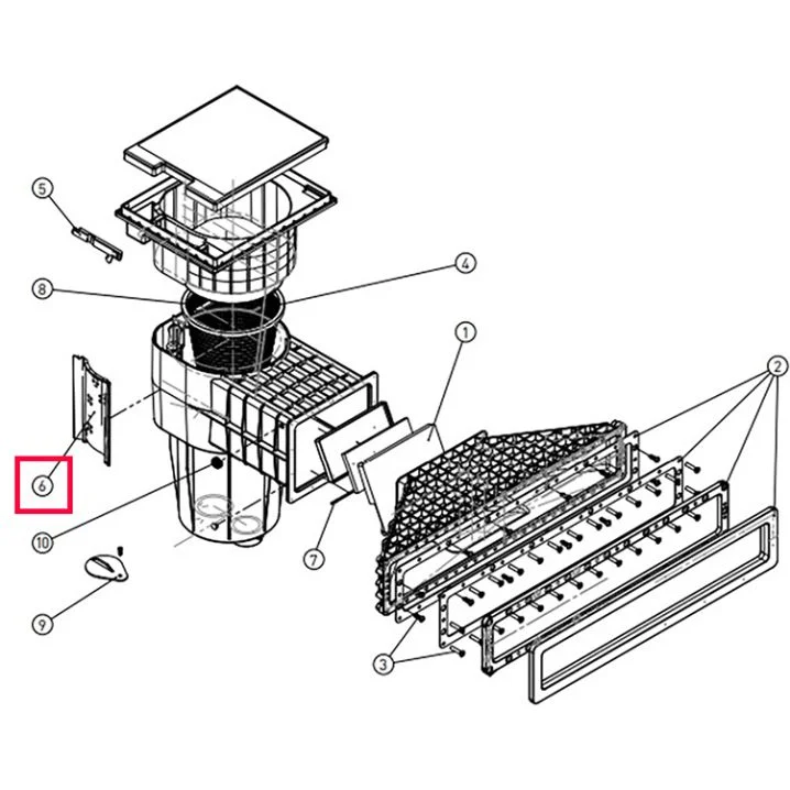 Тримач датчика X-Line для скімера Hayward X-Pro 600