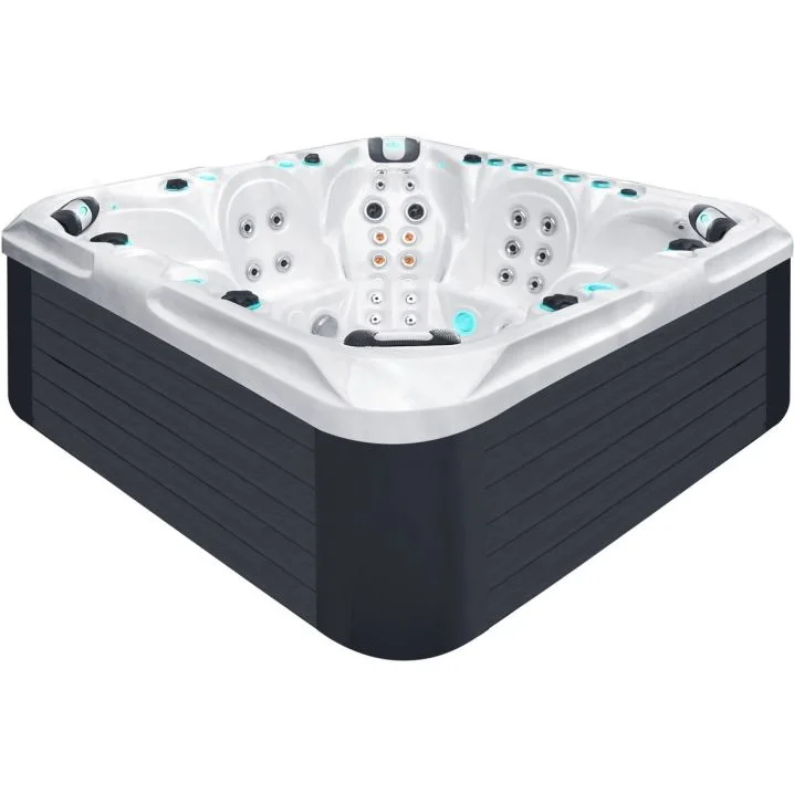 СПА-басейн Passion Spas Excite Mighty Wave (224x224x91 см), Сріблясто-білий