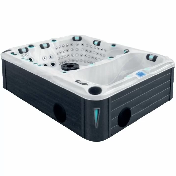 СПА-басейн із крижаною ванною Passion Elevate (305x228x110 см), Сріблясто-білий