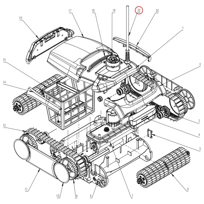 Кабель живлення для робота-пилососа Wybotics WY350 (B.WY360.03.002)