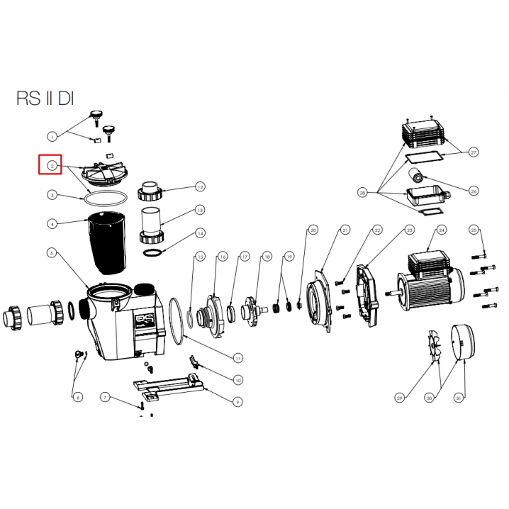 Кришка префільтра Hayward (SPX3000DS)